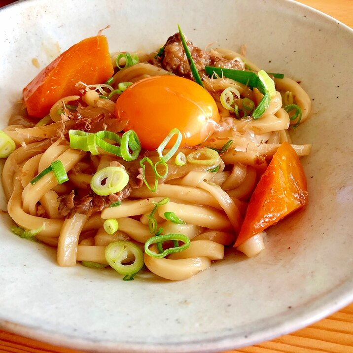 肉じゃがの煮汁で☆リメイク！焼うどん